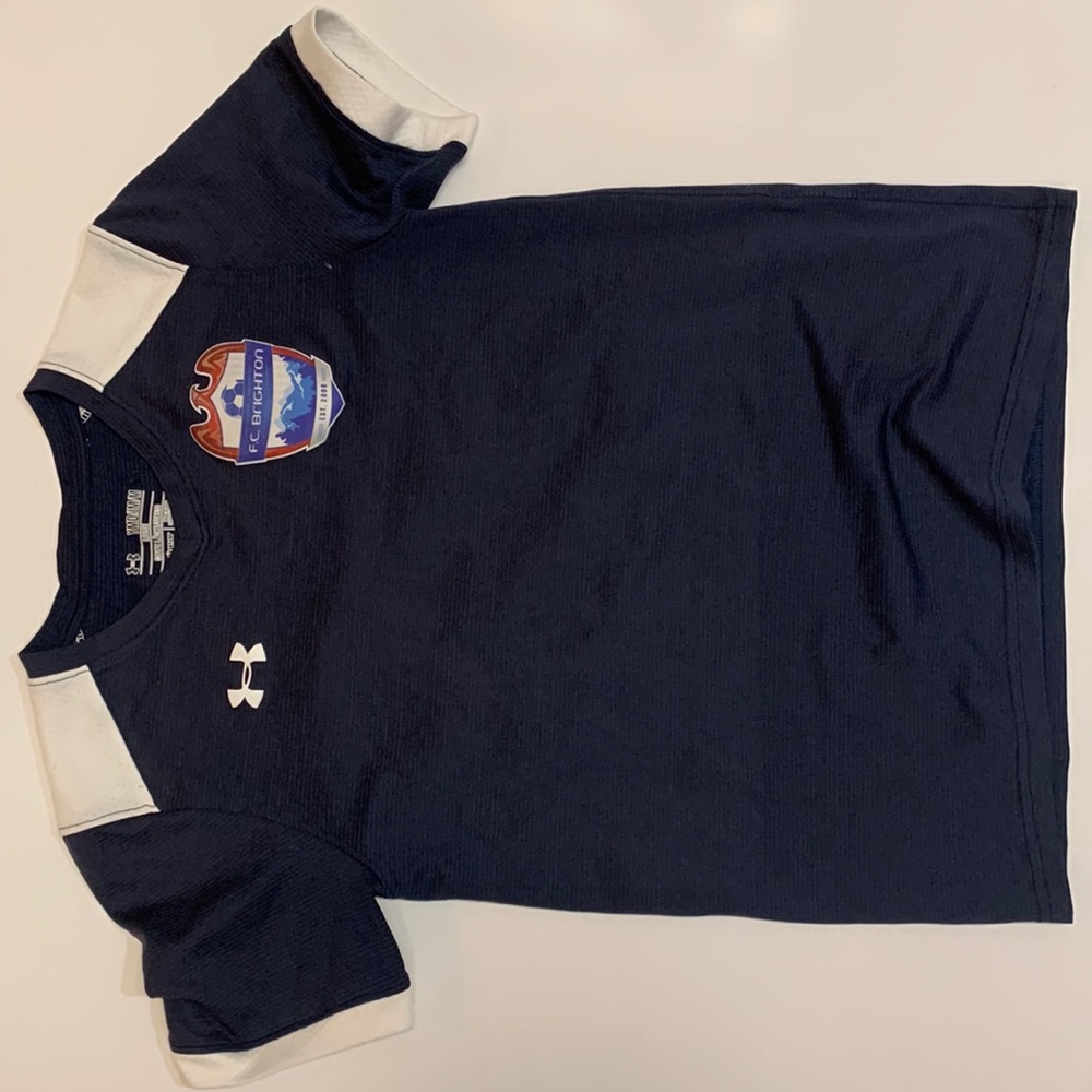 Under armor. FC Brighton futbol jersey. #20. Youth medium